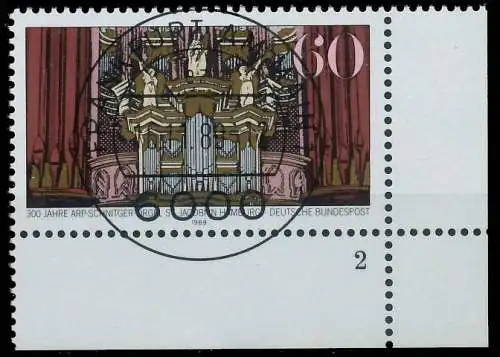 BRD BUND 1989 Nr 1441 zentrisch gestempelt FORMNUMMER 2 575E66
