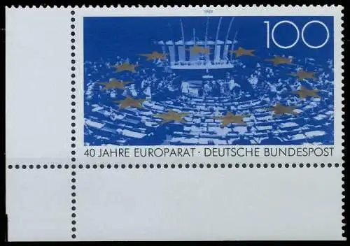 BRD BUND 1989 Nr 1422 postfrisch ECKE-ULI 57991E