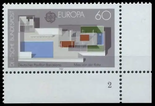 BRD BUND 1987 Nr 1321 postfrisch FORMNUMMER 2 579CF6