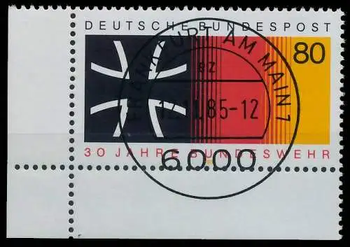 BRD BUND 1985 Nr 1266 zentrisch gestempelt ECKE-ULI 579E2A