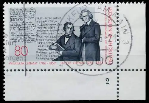 BRD BUND 1985 Nr 1236 gestempelt FORMNUMMER 2 579EF2