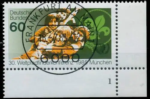 BRD BUND 1982 Nr 1154 zentrisch gestempelt FORMNUMMER 1 57CAF6