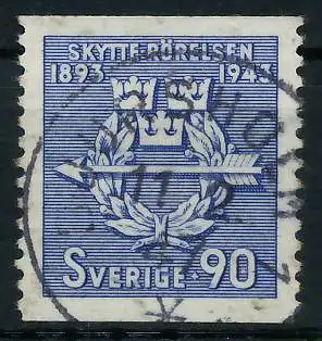 SCHWEDEN 1943 Nr 301A zentrisch gestempelt 57CCCA