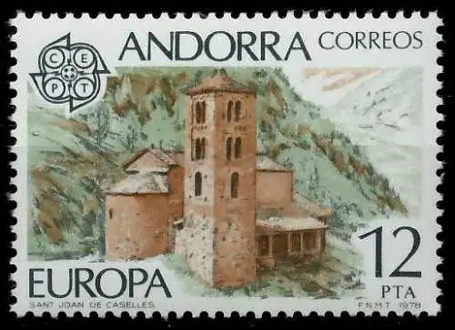 ANDORRA SPANISCHE POST 1970-1979 Nr 116 postfrisch 5855AA