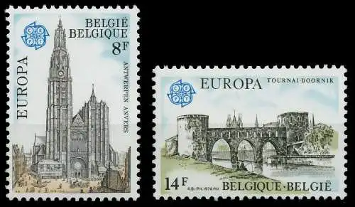 BELGIEN 1978 Nr 1943-1944 postfrisch 5855AE