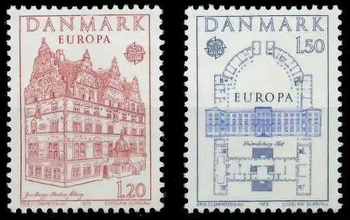 DÄNEMARK 1978 Nr 662-663 postfrisch S1A79BA