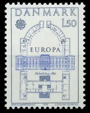 DÄNEMARK 1978 Nr 663 postfrisch 5855DA