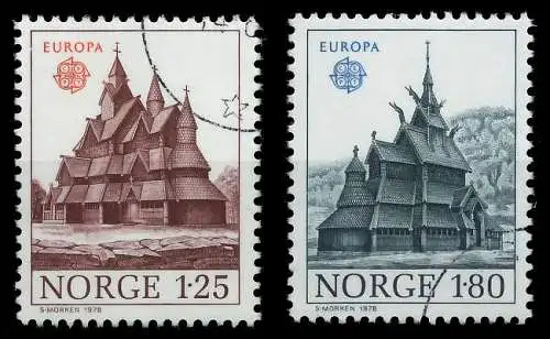 NORWEGEN 1978 Nr 769-770 gestempelt 58CE7A