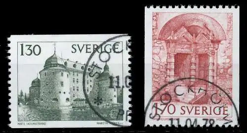 SCHWEDEN 1978 Nr 1014-1015 gestempelt 58CEFE