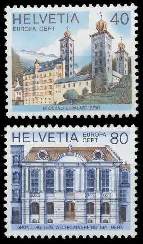 SCHWEIZ 1978 Nr 1128-1129 postfrisch S1B2A6E
