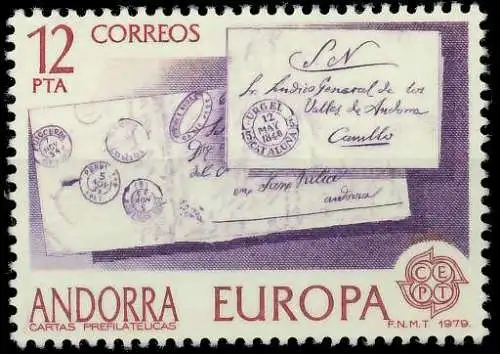 ANDORRA SPANISCHE POST 1970-1979 Nr 124 postfrisch S1B2B12