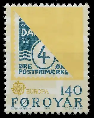 FÄRÖER 1979 Nr 43 postfrisch S1B2B86