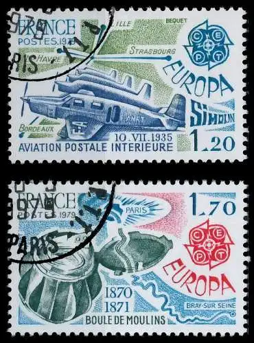 FRANKREICH 1979 Nr 2148-2149 gestempelt 58D082