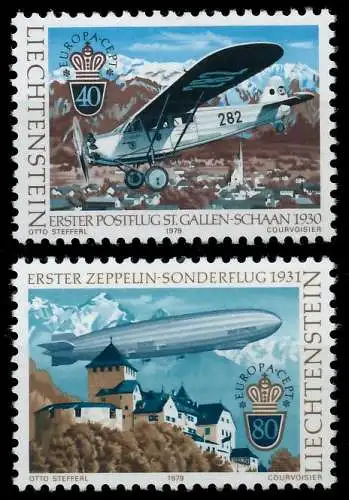 LIECHTENSTEIN 1979 Nr 723-724 postfrisch S1B2E5A