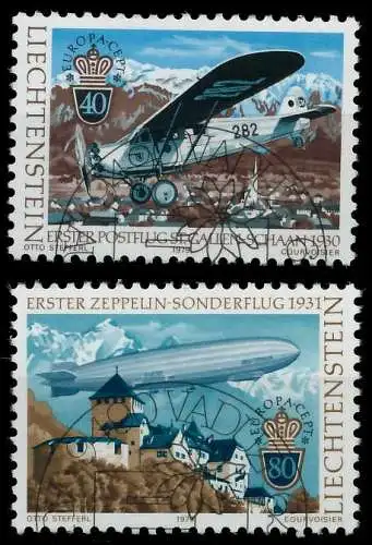 LIECHTENSTEIN 1979 Nr 723-724 gestempelt 58D31E