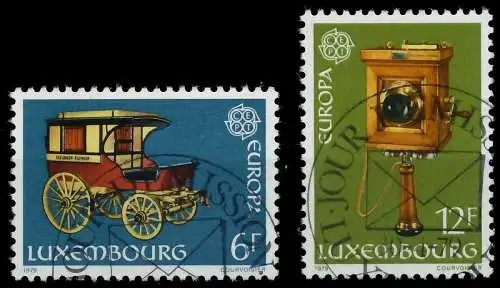 LUXEMBURG 1979 Nr 987-988 gestempelt 58D33E