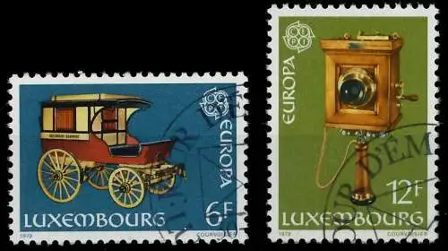 LUXEMBURG 1979 Nr 987-988 gestempelt 58D2FA