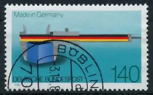 BRD 1988 Nr 1378 gestempelt 85138A