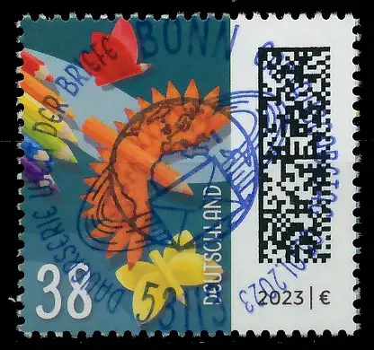 BRD BUND DS WELT DER BRIEFE Nr 3734 ESST ZENTR- 599C56