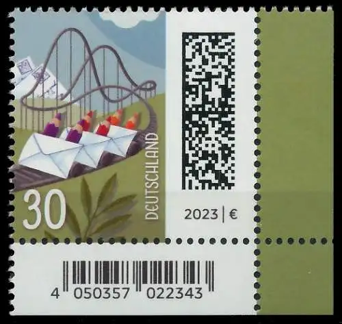 BRD BUND DS WELT DER BRIEFE Nr 3732 postfrisch ECKE-URE 599CAA