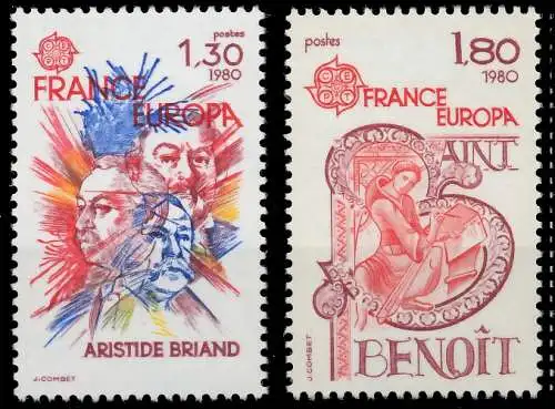 FRANKREICH 1980 Nr 2202-2203 postfrisch S1C3026