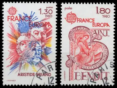 FRANKREICH 1980 Nr 2202-2203 gestempelt 599D3E