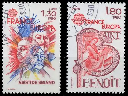 FRANKREICH 1980 Nr 2202-2203 gestempelt 599D4A