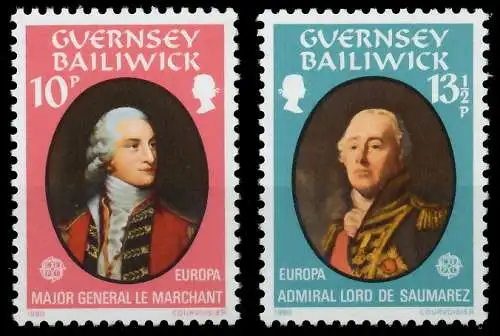 GUERNSEY 1980 Nr 204-205 postfrisch S1C313E