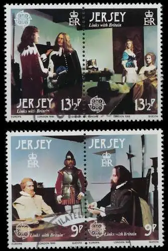 JERSEY 1980 Nr 219WP-222WP gestempelt 599EAA