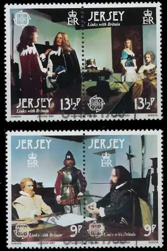 JERSEY 1980 Nr 219WP-222WP gestempelt 599EA6