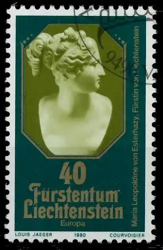 LIECHTENSTEIN 1980 Nr 741 gestempelt 59A07A