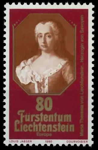 LIECHTENSTEIN 1980 Nr 742 postfrisch 59A086