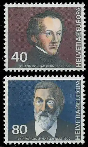 SCHWEIZ 1980 Nr 1174-1175 postfrisch S1C35B2