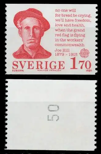 SCHWEDEN 1980 Nr 1107R postfrisch 59A316