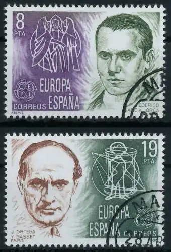 SPANIEN 1980 Nr 2460-2461 gestempelt 59A356