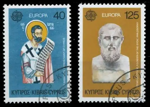 ZYPERN 1980 Nr 520-521 gestempelt 59FB86