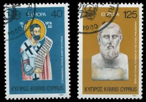 ZYPERN 1980 Nr 520-521 gestempelt 59FB82