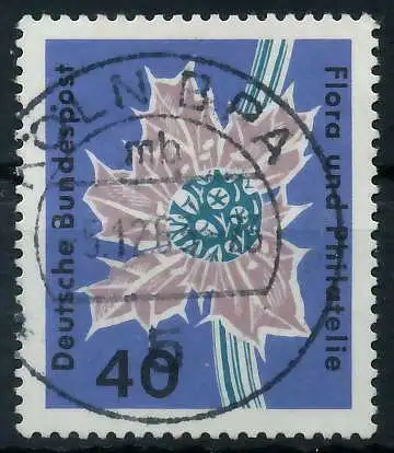 BRD BUND 1963 Nr 395 zentrisch gestempelt 59FDCA