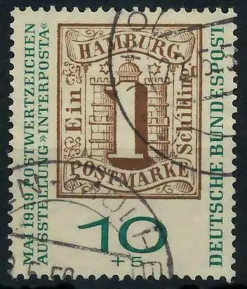 BRD BUND 1959 Nr 310a gestempelt 59FDB6