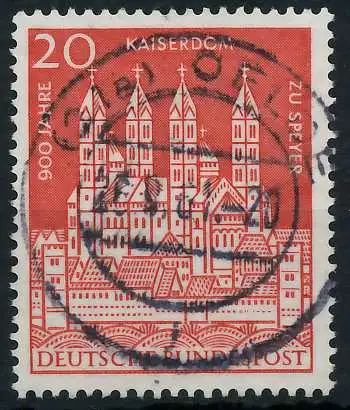 BRD BUND 1961 Nr 366 zentrisch gestempelt 59FDC2
