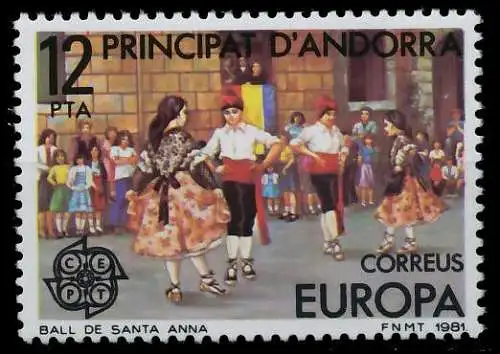 ANDORRA SPANISCHE POST 1980-1989 Nr 138 postfrisch 5A0046