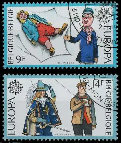 BELGIEN 1981 Nr 2058-2059 gestempelt 5A0076