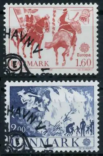 DÄNEMARK 1981 Nr 730-731 gestempelt 5A00DA