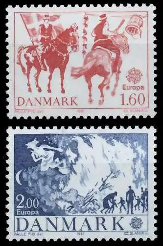 DÄNEMARK 1981 Nr 730-731 postfrisch S1CB392