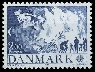 DÄNEMARK 1981 Nr 731 postfrisch S1CB3AE
