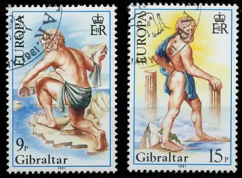 GIBRALTAR 1981 Nr 416-417 gestempelt 5A9BDE