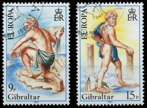 GIBRALTAR 1981 Nr 416-417 gestempelt 5A9BDA