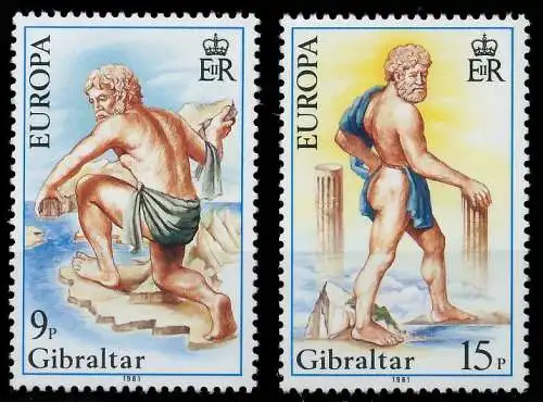 GIBRALTAR 1981 Nr 416-417 postfrisch S1D7646
