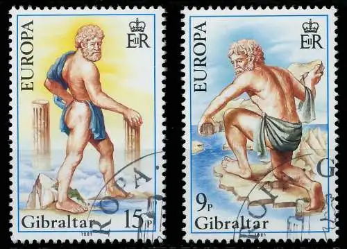 GIBRALTAR 1981 Nr 416-417 gestempelt 5A9BE2