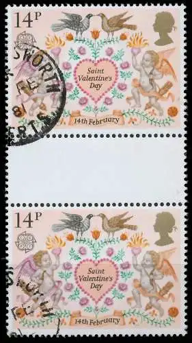 GROSSBRITANNIEN 1981 Nr 867ZS gestempelt ZW-STEG PAAR 5A9CDA